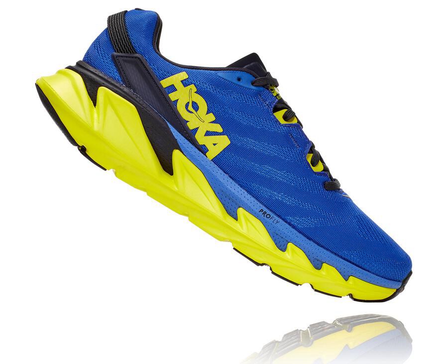 Chaussure Running Hoka One One Elevon 2 Homme - Bleu/Vert - PRQ-539176